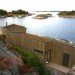 Skaara Architekter, Bulhomen Cabin, Oslo, Norway, green roof, living room, green renovation, cabin, waterside, green design, sustainable design, eco-design