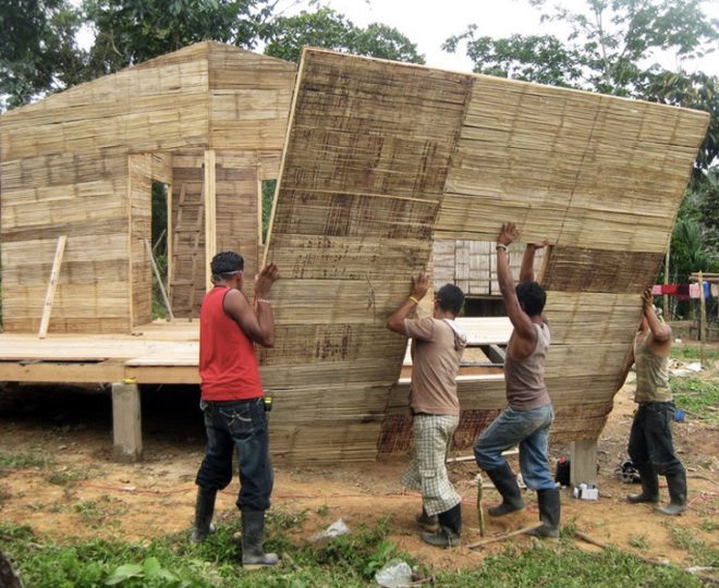 co2 bambu, green architecture, green design, bamboo houses, local materials, green building, sustainable building, green building, renewable materials, green materials, renewable bamboo, bamboo architecture
