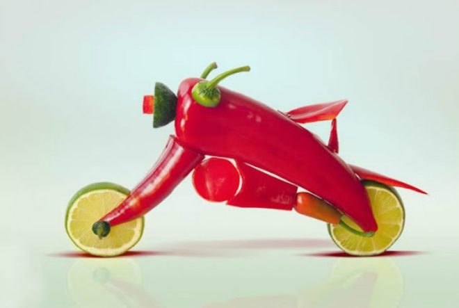 dan cretu, food art, contemporary art, edible artwork, sustainable art, green art, everyday object art, food sculptures