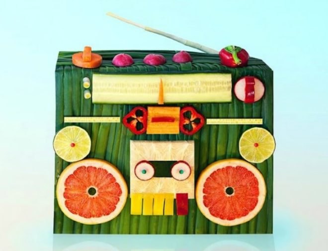 dan cretu, food art, contemporary art, edible artwork, sustainable art, green art, everyday object art, food sculptures