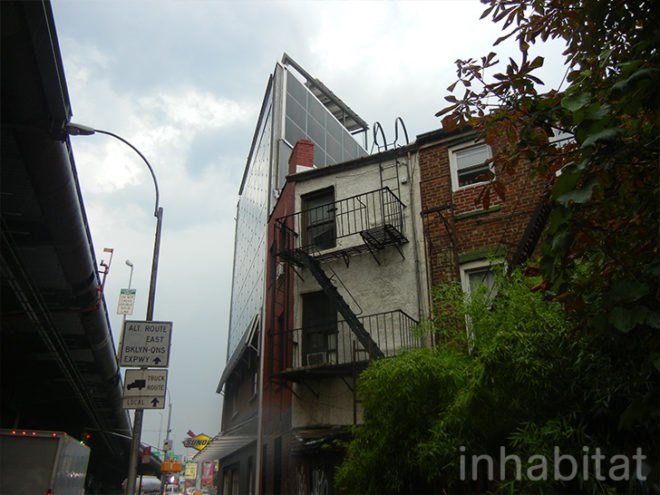 Voltaic Solaire, Park Slope, Solar powered home, off the grid home NYC, Maybor Bloomberg, PlayNYC, Empowerment Zone, vertical wind turbine, first self-powered building in nyc, self-powered building,