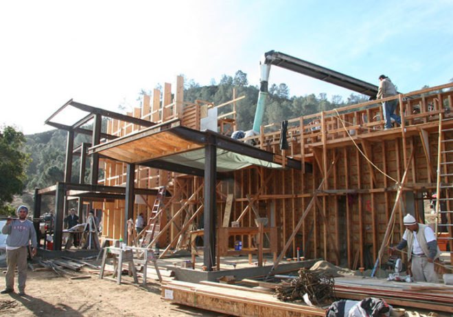 Feldman Architecture, Walnut Farms Retreat, sustainable architecture, green building, rammed earth, rammed earth house, natural building materials, energy-efficient house, sustainable design, green design, leed gold, Jonathan Feldman