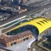Enzo Ferrari Museum, Ferarri, italy, cars, automobile, yellow, modern, photovoltaic, geothermal, flashy, bold, windows, energy savings, funky