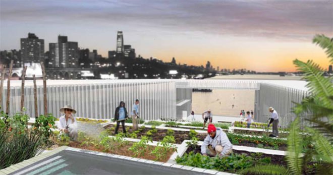 The Harlem Edge/Cultivating Connections,Harlem Edge/Cultivating Connections, enya, american institute of architects, aia,Emerging New York Architects Committee, the center for architecture, hudson river, waterfront, waterfront access, urban farming, urban agriculture, hydroponics, nourishing usa, marine transfer station, healthy living,local food nyc, urban agriculture nyc, adaptive reuse, adaptive reuse nyc, design competition, young architects competition, swarm, hudson exchange