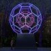 buckminster fuller, buckyball, madison square park, public art, light emitting diode, led tubes, leo villareal