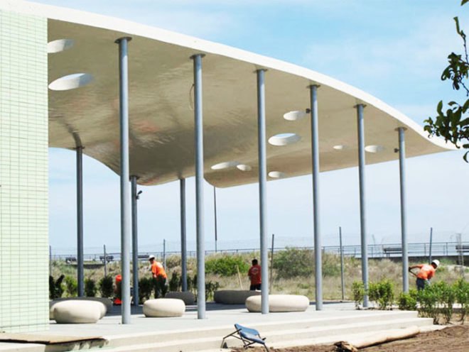 xyz architecture, pavilion 30, outdoor classroom, brooklyn parks, brooklyn beaches, far rockaways