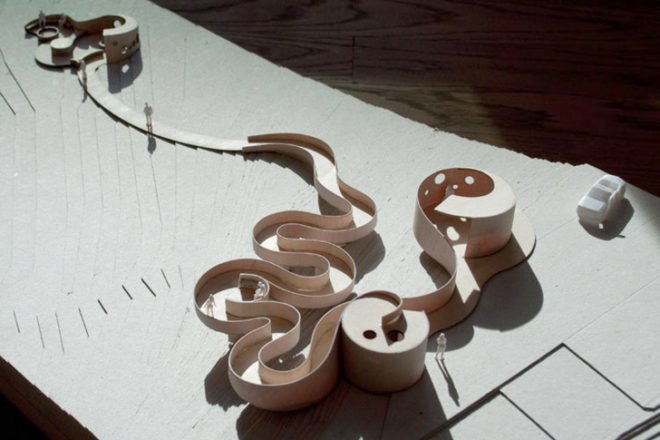 green design, eco design, sustainable design, Norway, Havoysund Tourist Route, Reiulf Ramstad Architects, Arctic ocean, open air concrete pathway