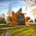 Yuriy Gaydukov, ArchStudio Vega, Seashell House, Russia, design, green design, sustainable design, stained glass, natural light, skylights