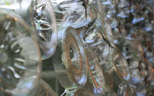 Water: Illusions of Purity, Kate Dodd, plastic bottles, duck, Noyes Museum of Art, environmental art