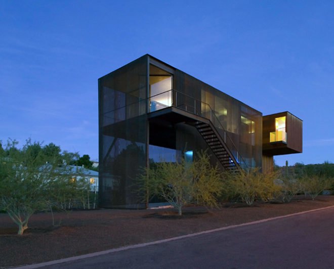 xeros residence, blank studio, blank spaces, green architecture, green building, sustainable architecture, sustainable design, green design, natural ventilation, phoenix, arizona, matthew Trzebiatowski, lisa Trzebiatowski