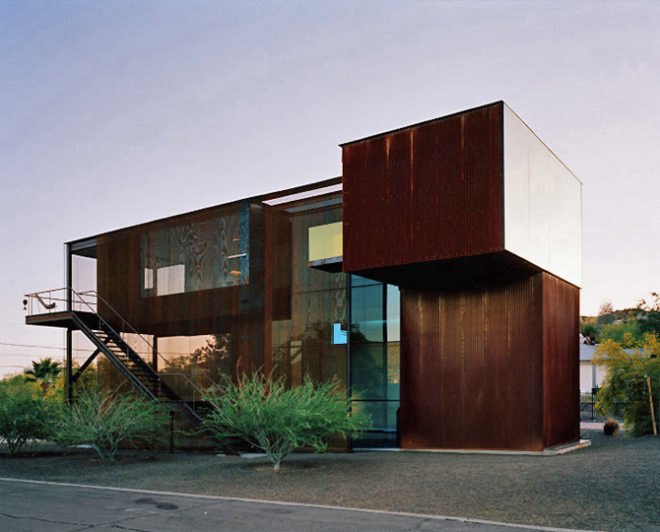 xeros residence, blank studio, blank spaces, green architecture, green building, sustainable architecture, sustainable design, green design, natural ventilation, phoenix, arizona, matthew Trzebiatowski, lisa Trzebiatowski