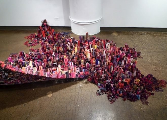 South Korea, NYC, Yun-Woo Choi, recycled art, recycled materials, green design, sustainable design, eco-design, eco-art, sustainable art, sculpture, 3-D, physics, science