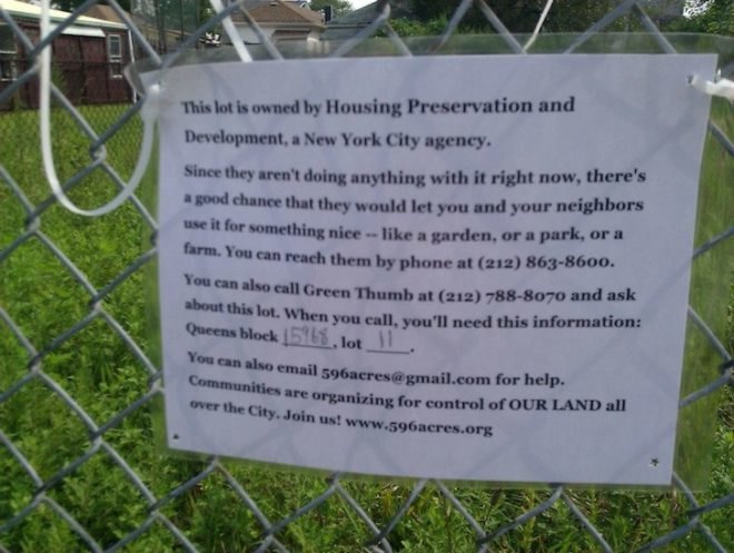 596 acres, greenthumb, the rockaways, vacant land, urban gardens, community organization, vacant lots, urban reknewal, urban blight , interactive map, community activism, public land