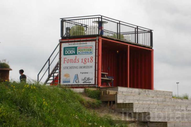FAST, surf, The Hague, surfers villa, affordable accomodation, recycled containers, German bunker, Bunker Museum, green roof, Satelliet Groep, refunc, Prefab Housing, Vertical Garden, green sport, Recycled Materials, Green Holidays, surf