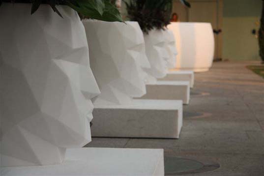 Adán Collection Teresa Sapey, Vandom, lighting design, green furniture, outdoor planters, recyclable planters