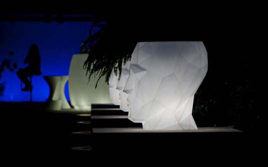 Adán Collection Teresa Sapey, Vandom, lighting design, green furniture, outdoor planters, recyclable planters