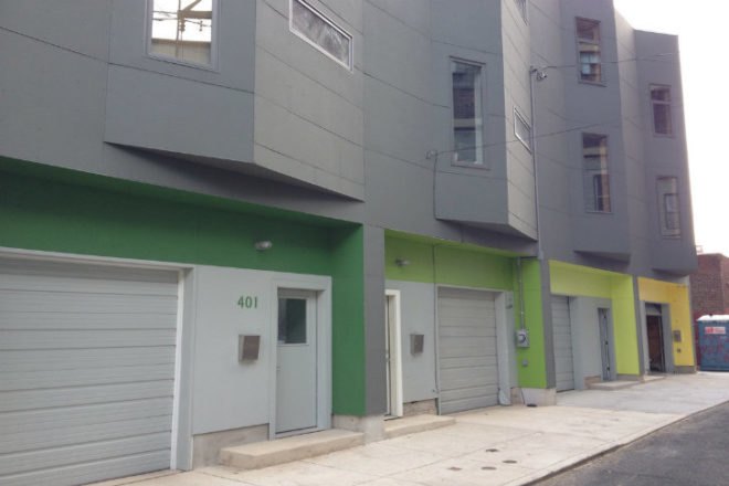 Avant Garage, Postgreen Homes, philadelphia, urban infill, eco townhome, leed platinum, green home, green roof