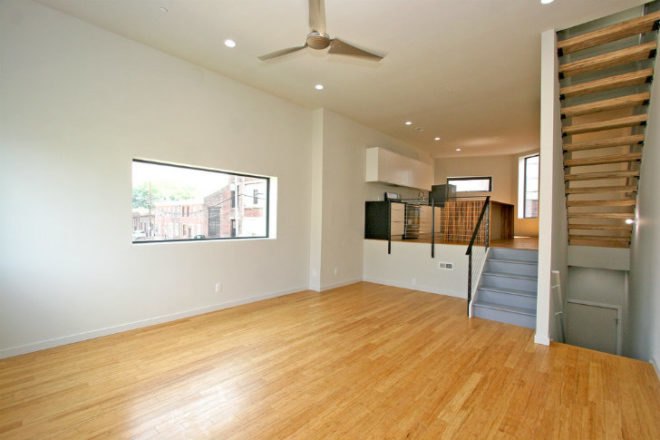 Avant Garage, Postgreen Homes, philadelphia, urban infill, eco townhome, leed platinum, green home, green roof