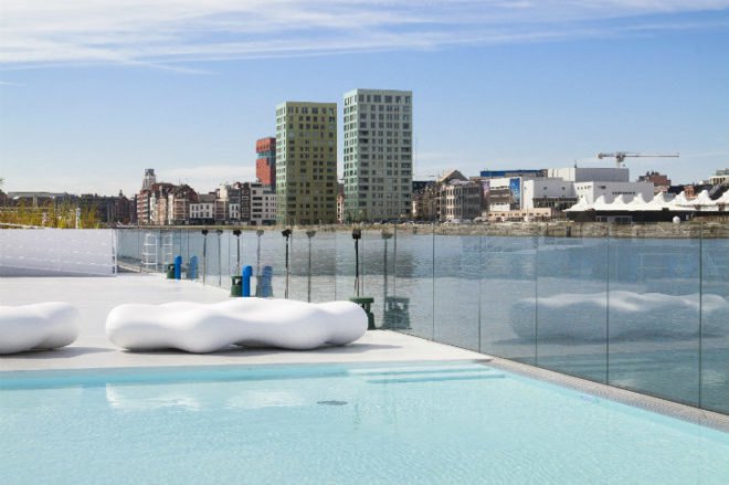 Badboot Opens, badboot, world's largest floating swimming pool, antwerp, swimming pool, Sculp(IT)