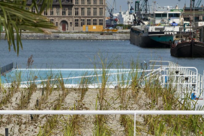 Badboot Opens, badboot, world's largest floating swimming pool, antwerp, swimming pool, Sculp(IT)