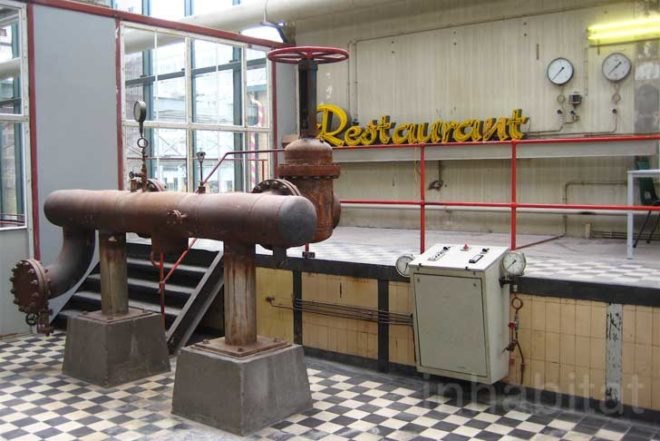 Radio Royaal, Eindhoven, recycled warehouse, Philips, seasonal food, recycled furniture, Architecture, Daylighting, green furniture, green Interiors, Green renovation,