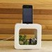 Bloombox, iPhone Station, acoustic amplifier, speakers, amplifier, planter, gardening, green product