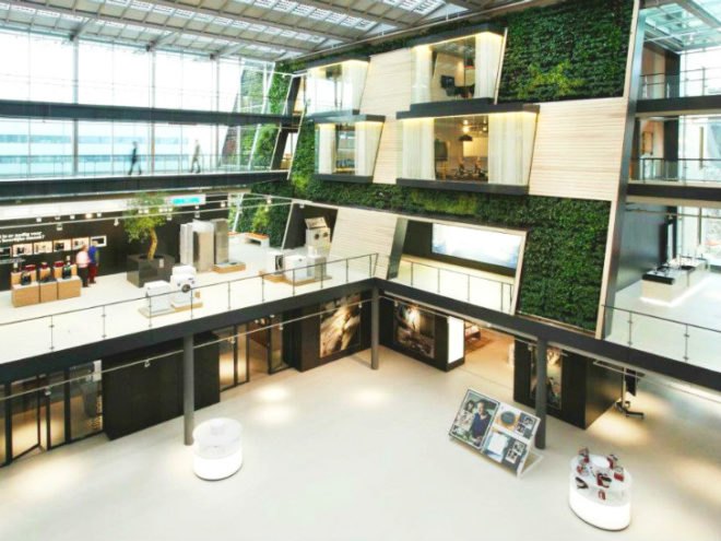 Bosch Siemens Hausgeräte, B/S/H/, McDonough Partners, D/Dock, park 20|20, living atrium, eco office