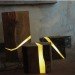log stool, log lamp, led lamp, the Boxers Design, Italian led lamp, salvaged lamp,