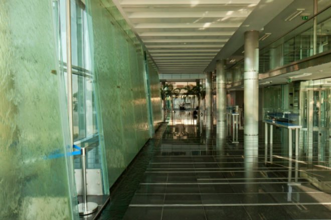 CMA-CGM Headquarters ,Nabil Gholam Architects, high performance facade, beirut, eco office, green office building,