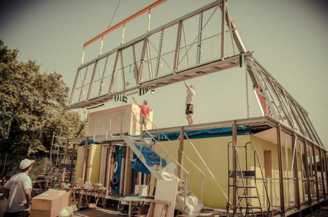SDE 2012, solar decathlon, Canopea, Team Rhône-Alpes , green design, sustainable design, eco-design, modular design, vertical farm, photovoltaic panels, solar energy, cleantech, sustainable design