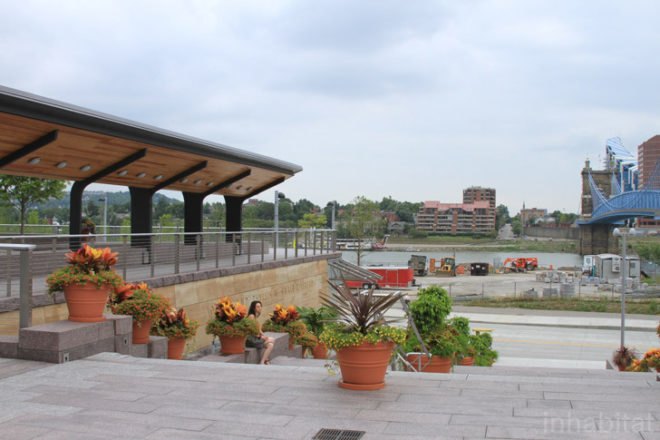 John G. and Phyllis W. Smale Riverfront Park, Cincinnati, Downtown, Park, Banks Project, Procter & Gamble, Urban Design, Landscape Architecture, Sasaki Associates.