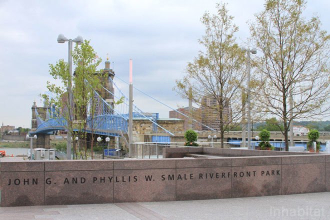 John G. and Phyllis W. Smale Riverfront Park, Cincinnati, Downtown, Park, Banks Project, Procter & Gamble, Urban Design, Landscape Architecture, Sasaki Associates.