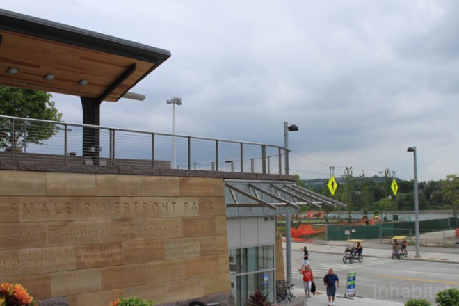 John G. and Phyllis W. Smale Riverfront Park, Cincinnati, Downtown, Park, Banks Project, Procter & Gamble, Urban Design, Landscape Architecture, Sasaki Associates.