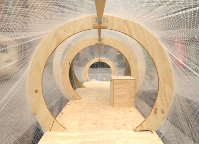 Woods Bagot, Cocoon, natural disasters, disaster relief, timber, flatpacked construction, design, green design, sustainable design, eco-design, temporary design,
