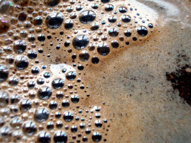 Coffee, Close-Up, Bubbles