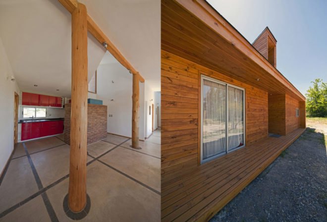 Comun Arquitectos, MJ Casa, Chile, Catalina Gonzalez, Sebastian Yurjevic, daylight, low-cost design, roof geometry, modern.