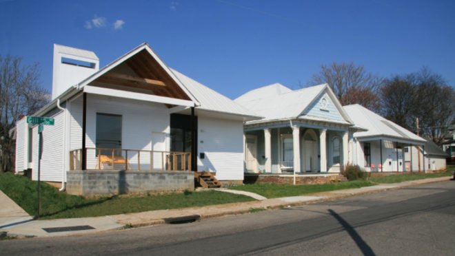 National AIA Award, Small Project Award, Ghost Houses, Knoxville, Tennessee, Curb, Downtown, Renovation, Rebuild