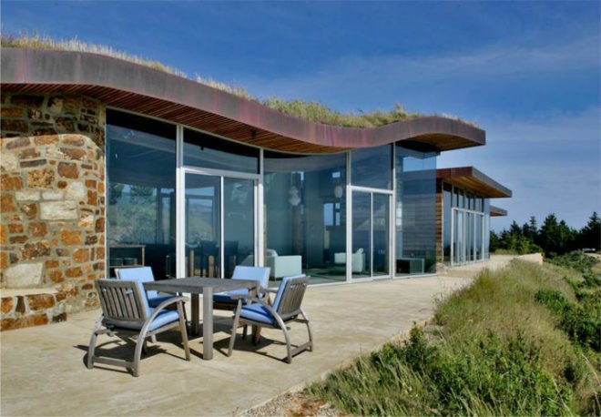 Dani Ridge House, Carver Schicketanz, big sur, earth bermed, green roof, green home, living roof
