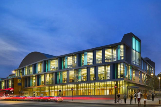 Drexel University, Daskalakis Athletic Center, Sasaki Associates, athletic center, daylighting, high performance facade