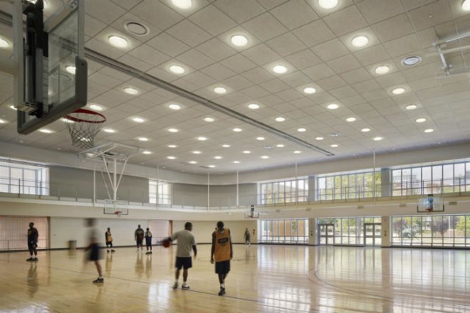 Drexel University, Daskalakis Athletic Center, Sasaki Associates, athletic center, daylighting, high performance facade