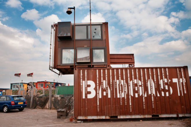 FAST, surf, The Hague, surfers villa, affordable accomodation, recycled containers, German bunker, Bunker Museum, green roof, Satelliet Groep, refunc, Prefab Housing, Vertical Garden, green sport, Recycled Materials, Green Holidays, surf