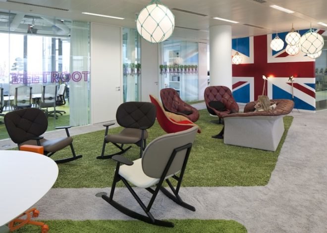 Google, PENSON, London, green design, rooftop gardening, eco-design, Sustainable design, green roof, recycled materials