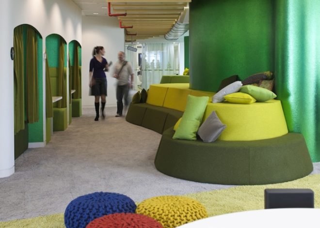 Google, PENSON, London, green design, rooftop gardening, eco-design, Sustainable design, green roof, recycled materials