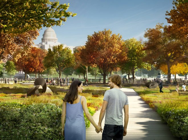 green design, eco design, sustainable design, national mall, nation's capitol, union square, gustafson guthrie nichol, davis brody bond, green architecture, eco architecture, sustainable architecture, outdoors, green spaces, eco spaces, sustainable spaces, green monuments, eco monuments, sustainable monuments, national mall design competition, outdoor architecture