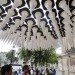 green design, eco design, sustainable design, Victoria & Albert Museum, London, South Kensington, Heatherwick Studio, Thomas Heatherwick, Cromwell Road, Designing the Extraordinary, recycled traffic cones, S3i, recycled sculpture