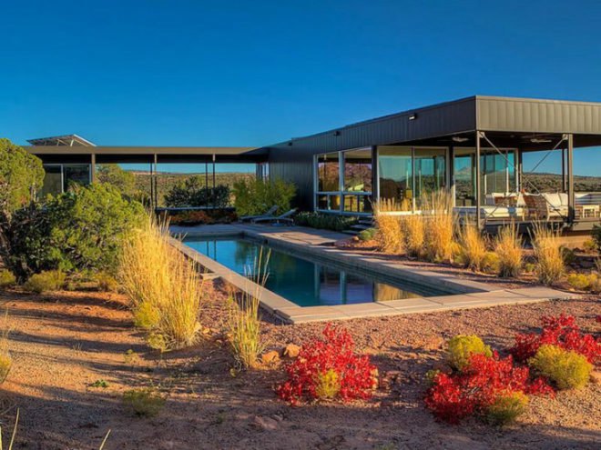 Hidden Valley Prefab, Marmol Radziner, prefab, moab, utah, prefab home, marmol radziner prefab