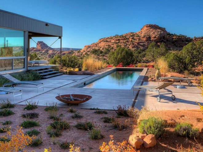 Hidden Valley Prefab, Marmol Radziner, prefab, moab, utah, prefab home, marmol radziner prefab