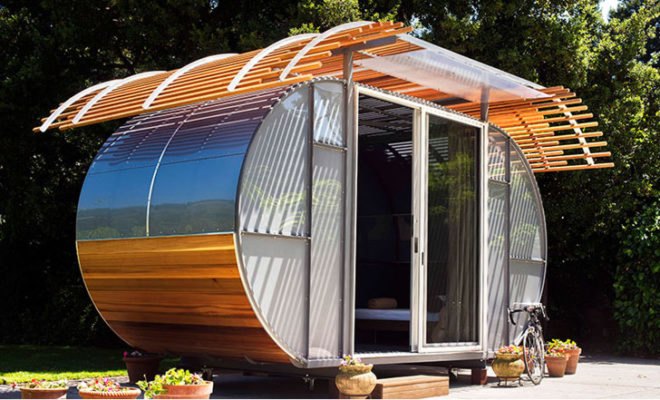 House Arc Bellomo Architects, prefab houses, sustainable architecture, modular housing, compact living unit, off the grid housing, TEDxPresidio conference