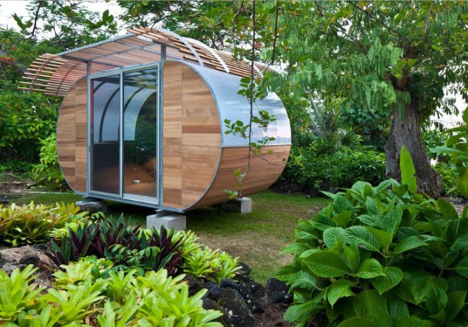 House Arc Bellomo Architects, prefab houses, sustainable architecture, modular housing, compact living unit, off the grid housing, TEDxPresidio conference