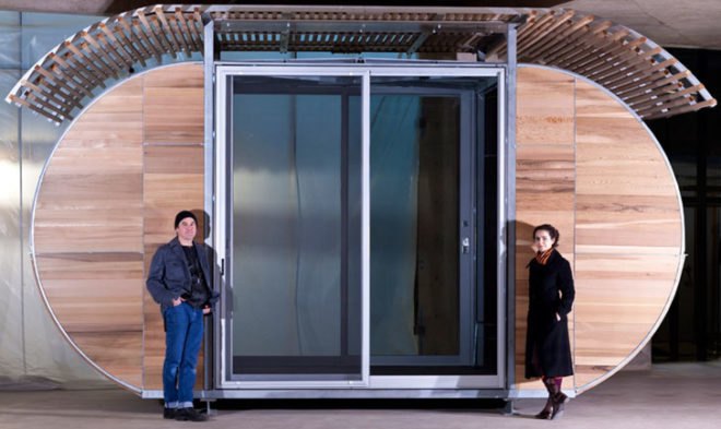 House Arc Bellomo Architects, prefab houses, sustainable architecture, modular housing, compact living unit, off the grid housing, TEDxPresidio conference